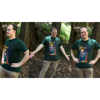 Dark Green Mystery Spot Redwood USA Tee Shirt